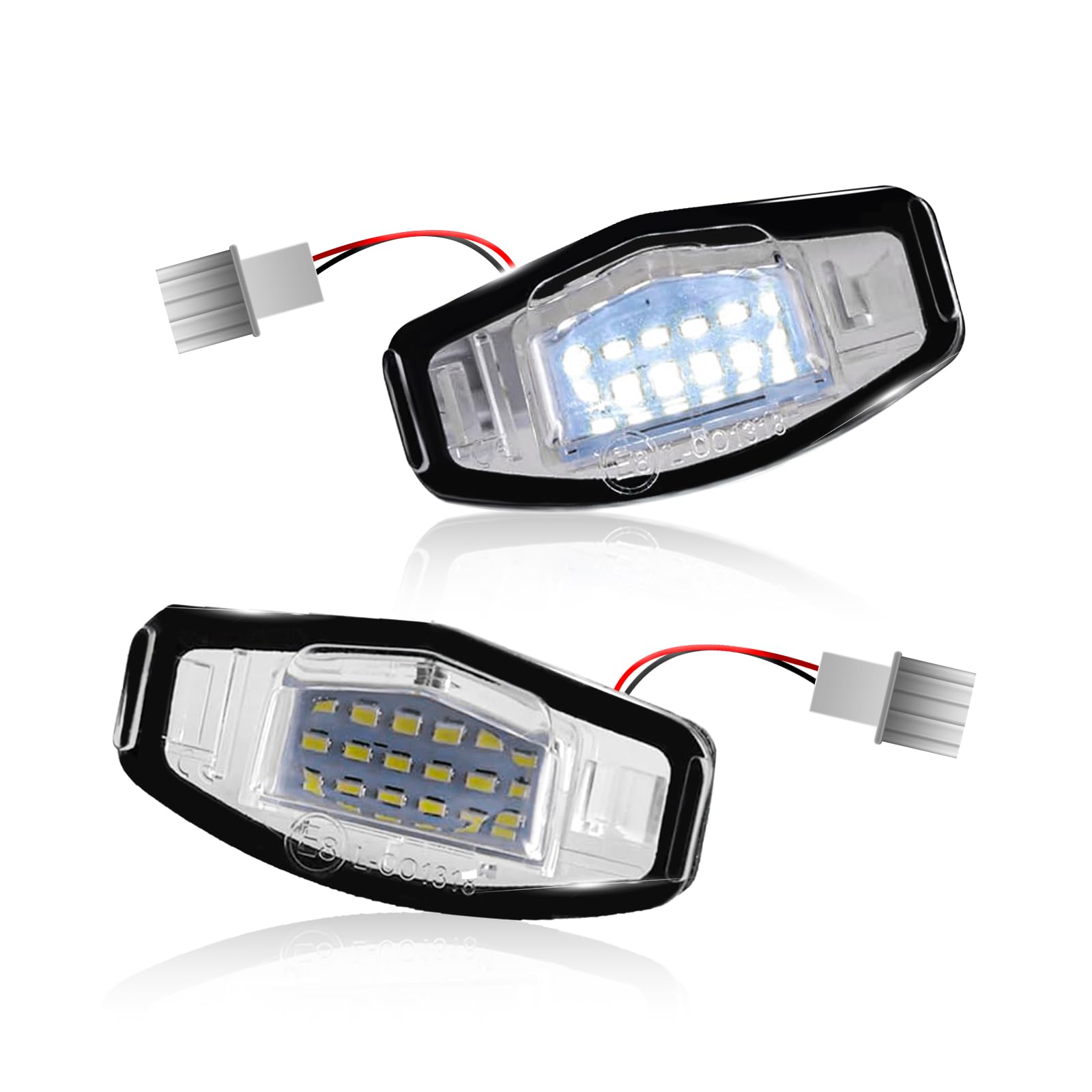 Led License Plate Light Led Lamp Assembly Suitable for Honda Civic Accord Sedan Pilot Odyssey & Acura TL TSX MDX ILX RDX RL Honda Truck Accessories 2 PCS