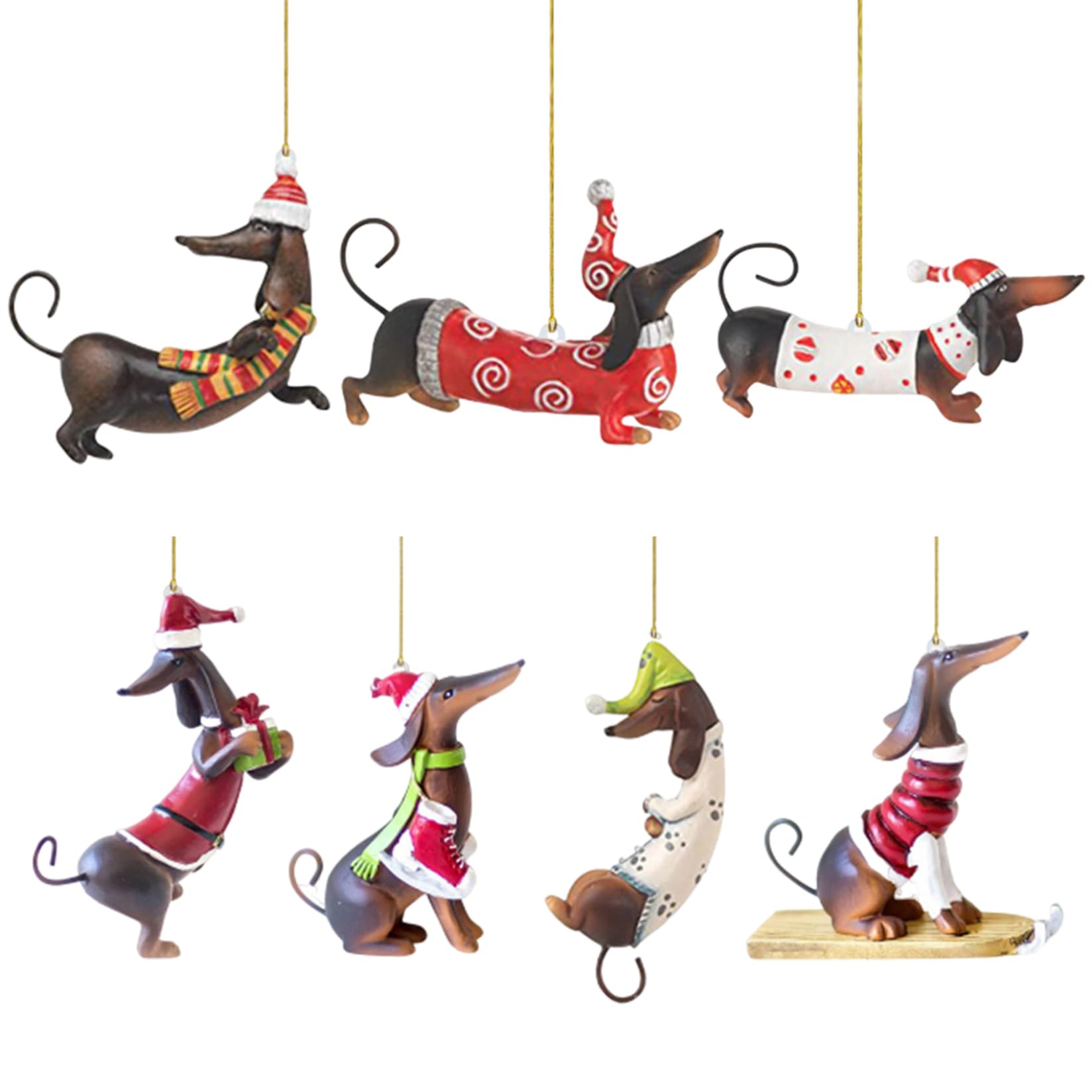 Décorations d'arbre à chien : le cadeau idéal pour amoureux de Teckels