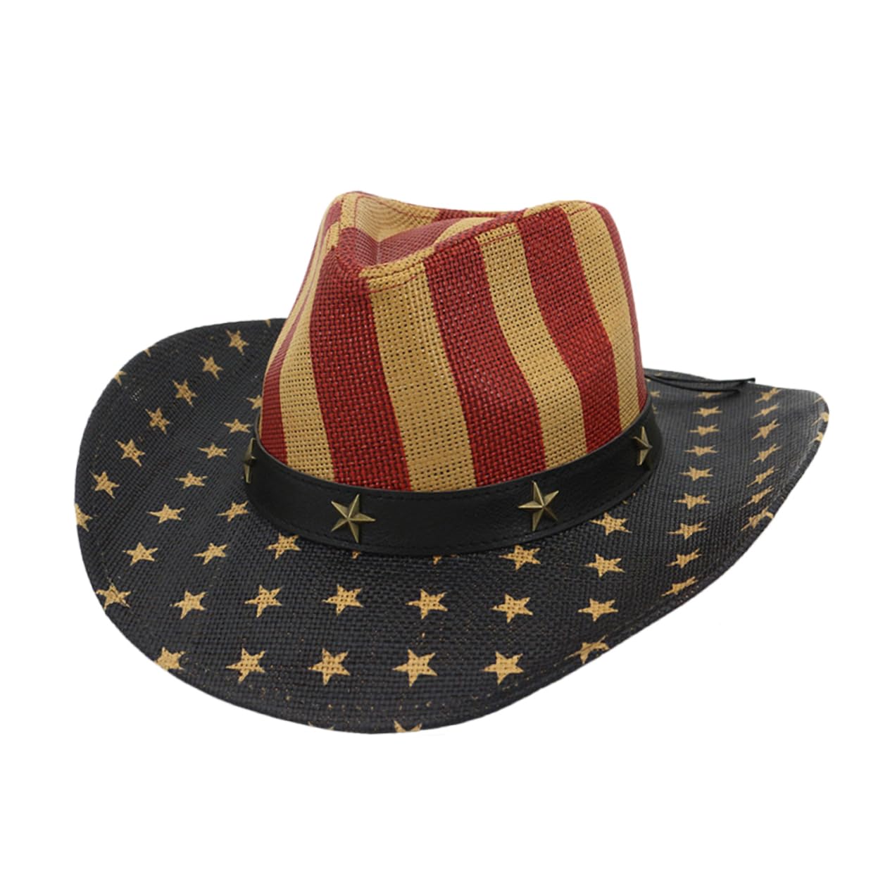 LIFKOME Western Cowboy Hat Boys Hats Retro Clothes Toys for Cosplay Accessories Black Hat Vintage Hat 4th of July Headwear Mens Top Hat Boys Outfits Men's Multifunction Supplies Straw