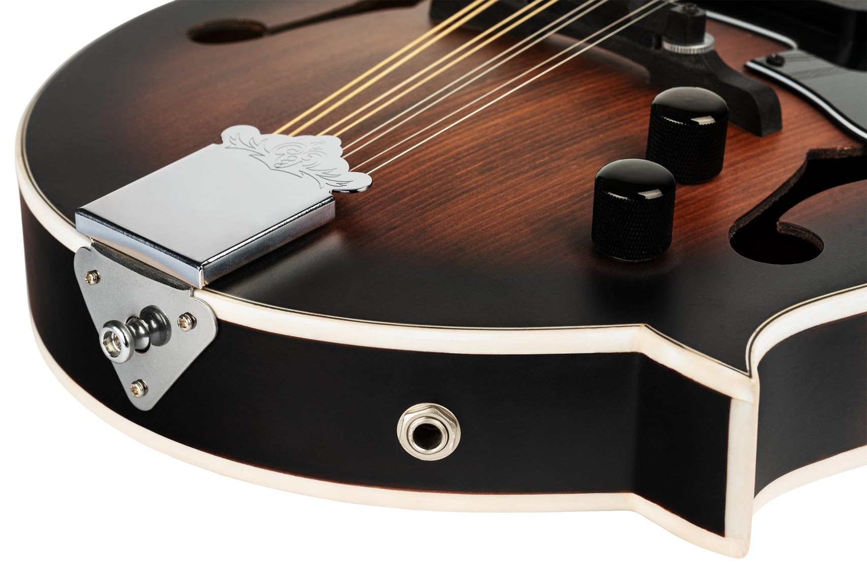 Ortega Guitars Mandoline Style F Électro-Acoustique Série Americana Épicéa/Érable Marron RMFE30-WB