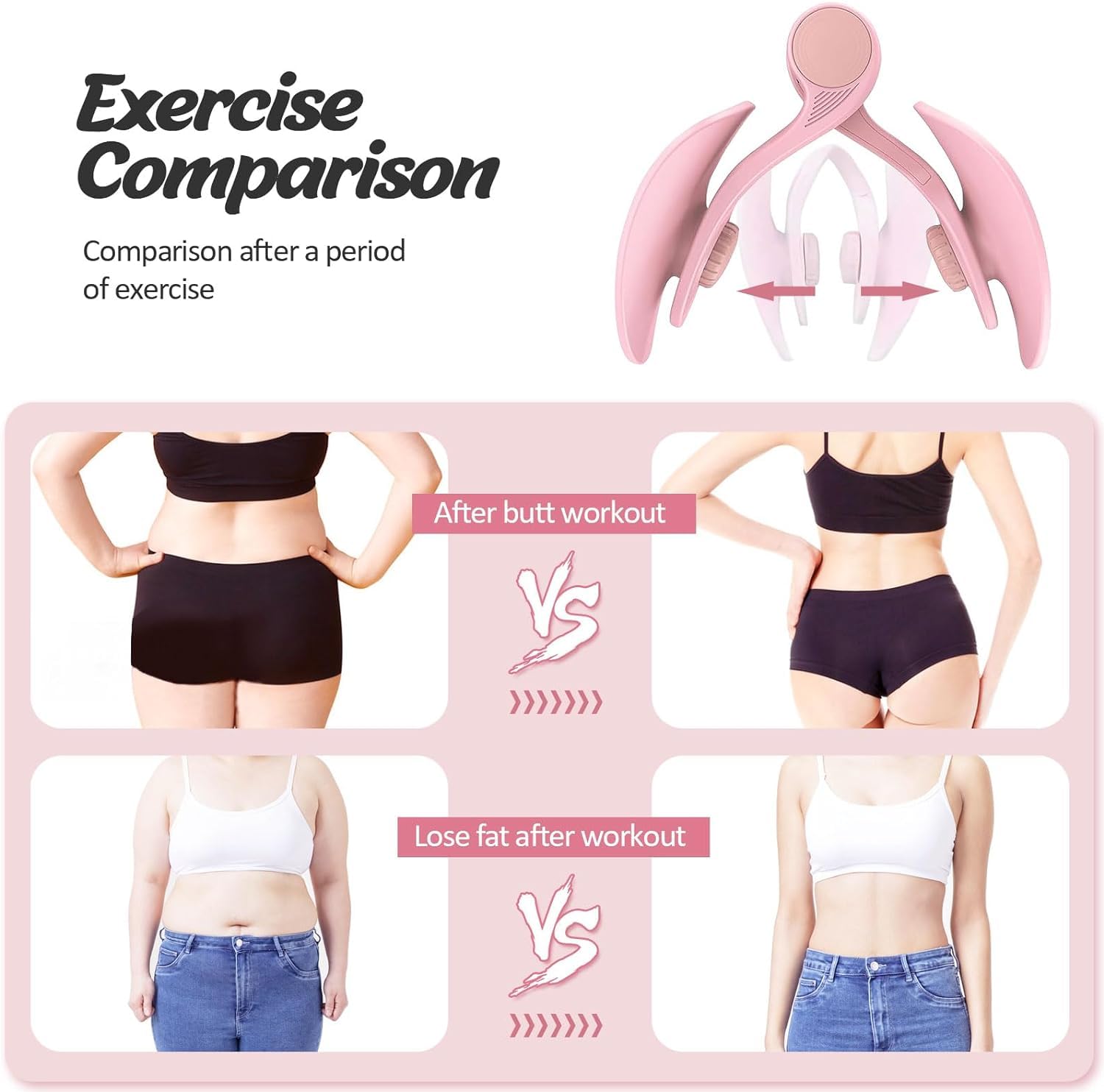 Cozlly Entraîneur de Cuisse,Leg Trainer,Cuisse Formateur,Arm Trainer,Body Shaper Entraîneur de Bras,Tondeuse de Cuisse,Multifonction Équipement Sportif for Home Gym Yoga,Violet