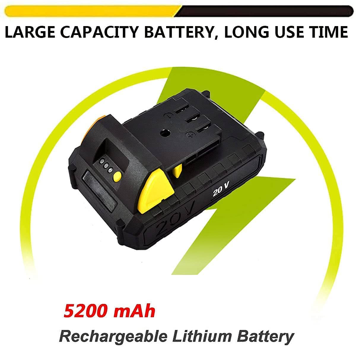 Motobineuse de Jardin, motoculteur portatif, avec Batterie au Lithium 4000 mAh et Chargeur, motoculteur électrique sans Fil 20 V, cultivateur Portable pour Jardins avec poignée rég