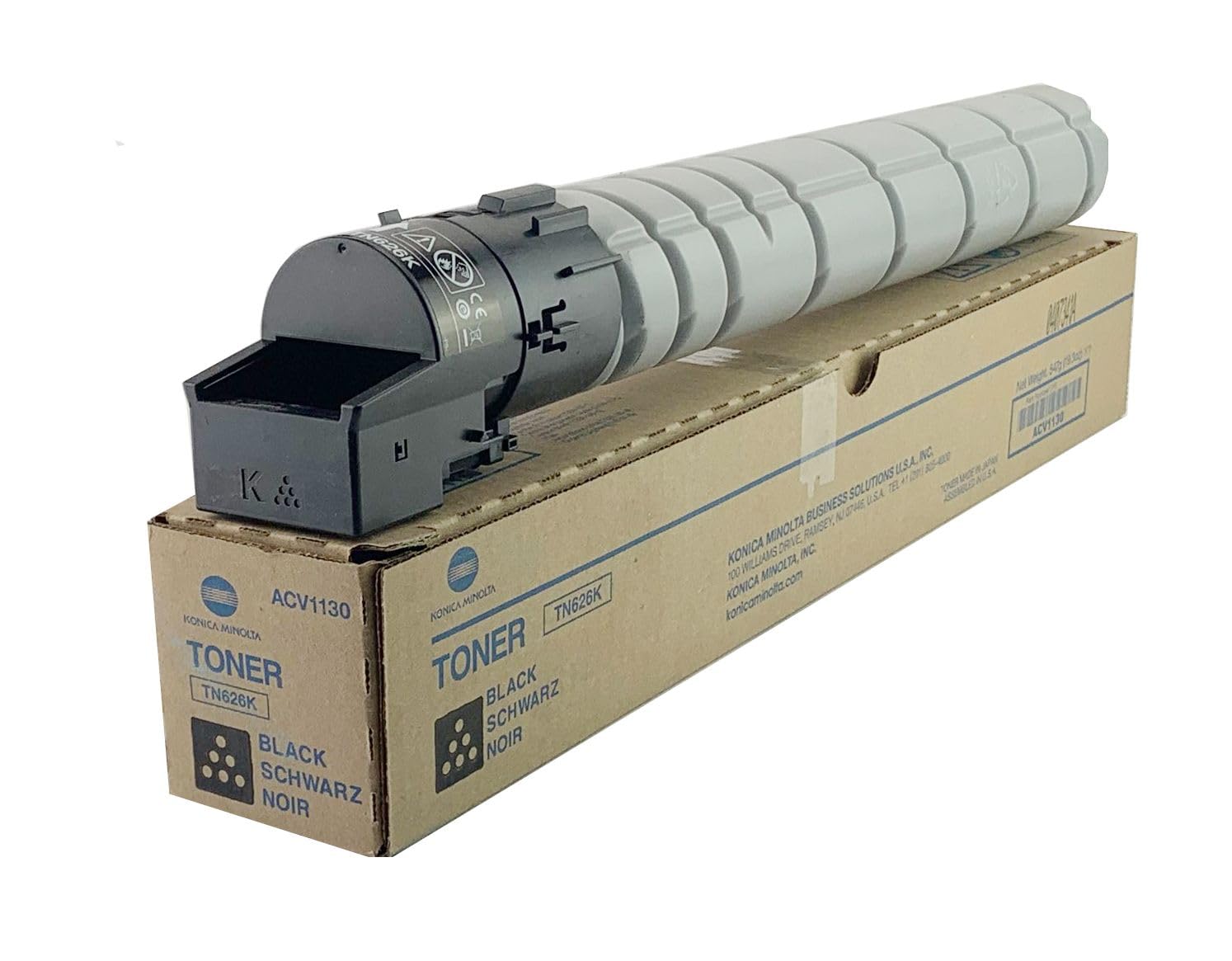 Amazon.com: Konica Minolta TN626K (ACV1130) Black Toner