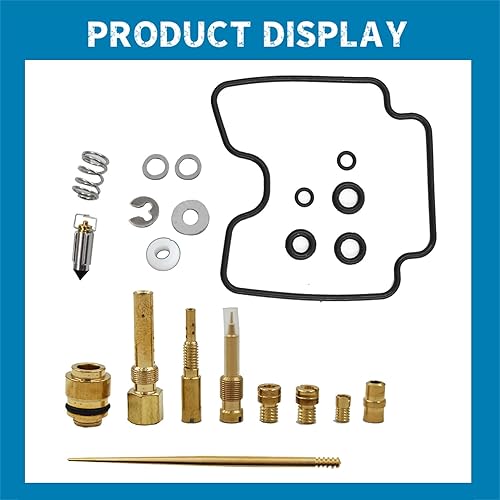 Miniatura 4 de Silscvtt Kit de reparación de carburador de carbohidratos de repuesto para Yamaha Kodiak 450 YFM450 2003-2006