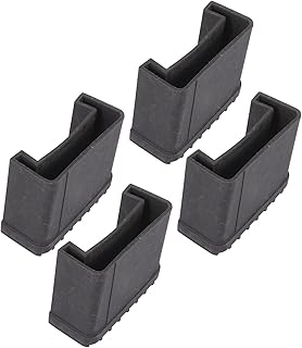 DOITOOL Leg Protectors Leg Pads 4 PCS Step Ladder Feet Caps, Black Step Ladder Feet Rubber Pads Non, Replacement Step Ladder Feet Covers Set (8x6cm) Leg Furniture Leg Pads