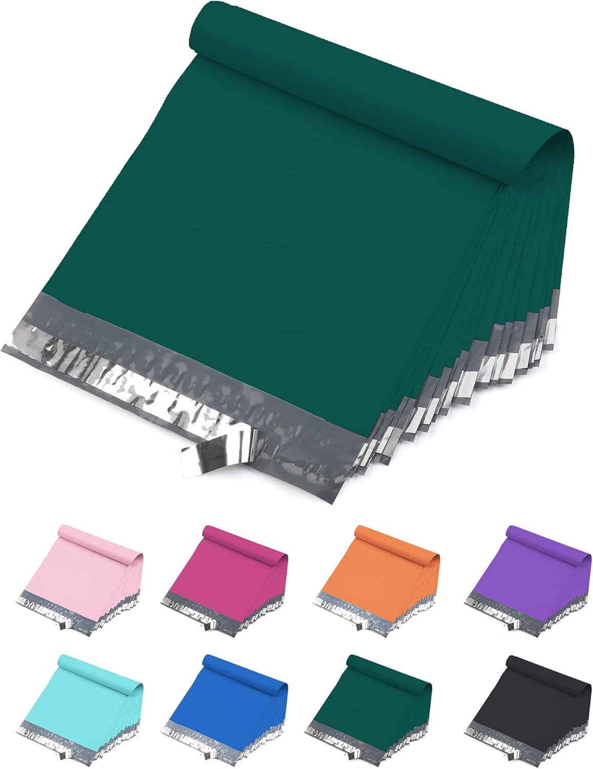Yens Poly Mailers Waterproof Self Seal Adhesive Shipping Bags for Shipping, Mailing, Packaging (Green, #M4(10"X13")-1000 Pack Bulk Box)