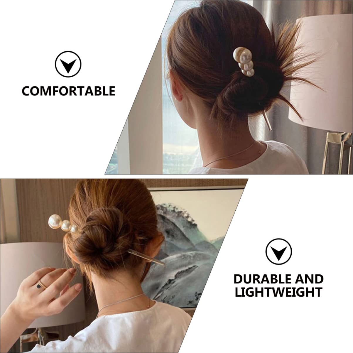 FOMIYES 4 Horquillas De Estilo Antiguo Elegantes Palillos Para El Pelo Para Mujeres Y Niñas Accesorios Para El Cabello Para Mujeres Palillos Para El Cabello.