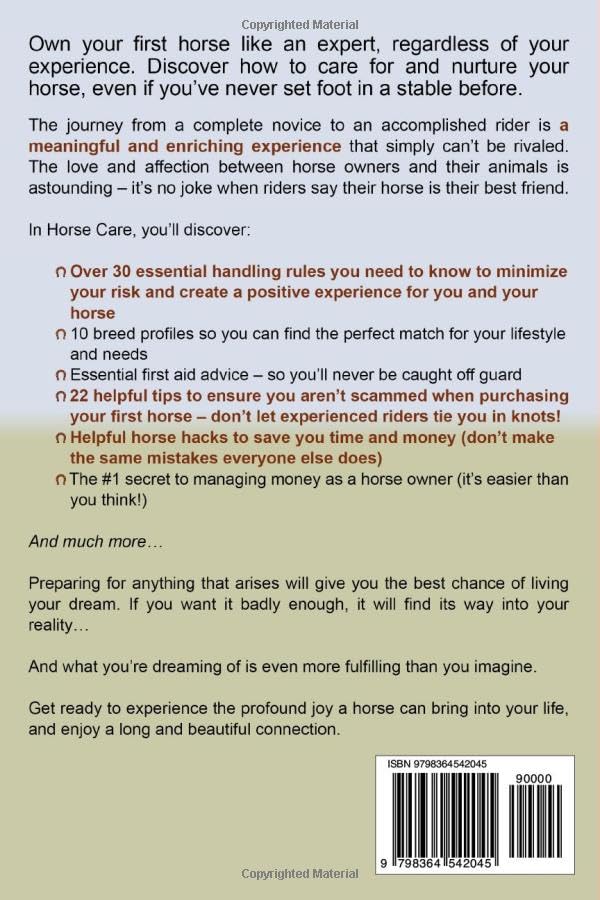 Horse Care: A Beginner’s Guide to Breed Selection, Barn Requirements, Daily Routine and Safe Handling Practices (Essentials of Modern Livestock Management) - Image 2