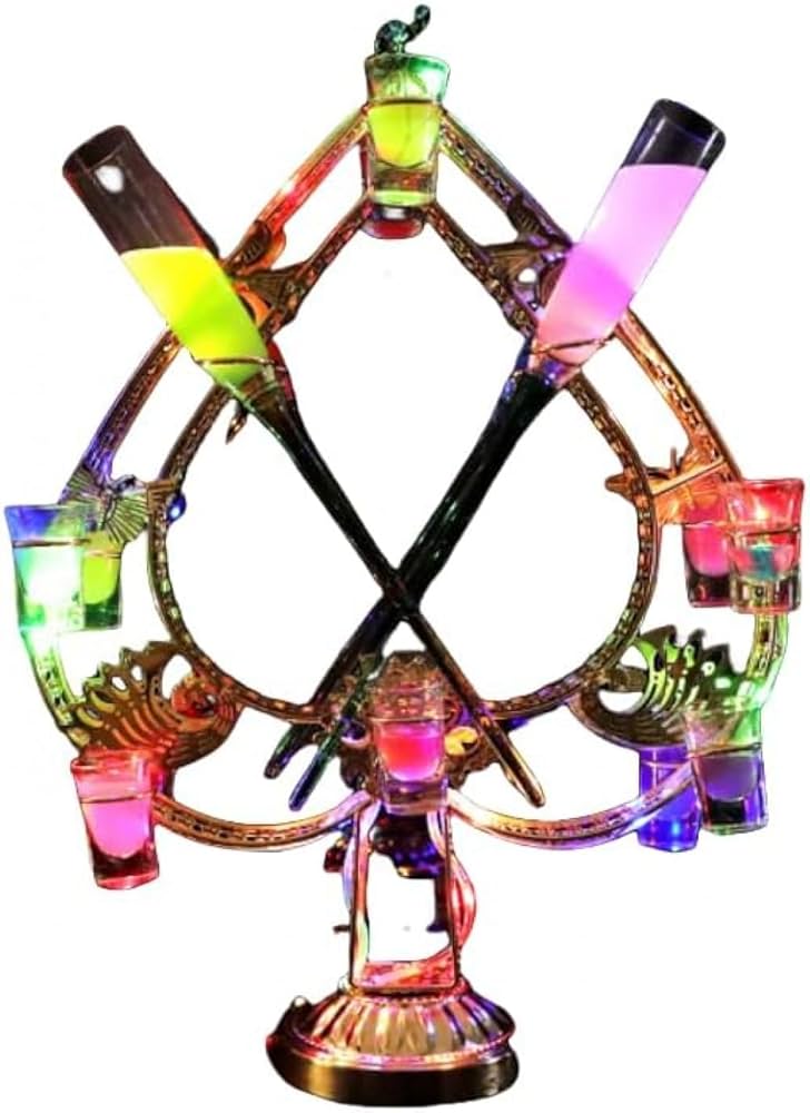 Amazon | AOSKO コカボムタワー テキーラ観覧車 ワイングラス