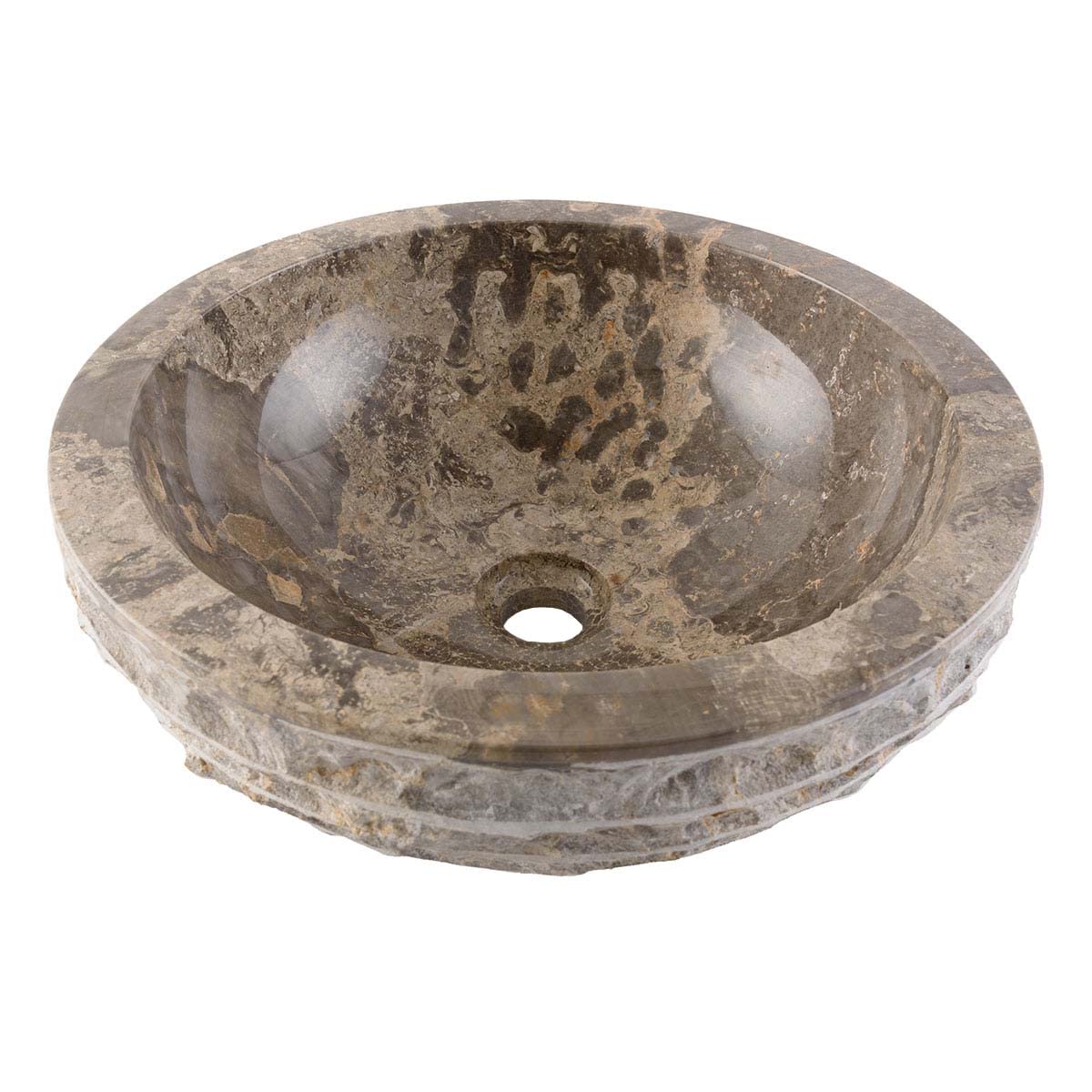 Mármol – Lavabo bascom rowfish 40 cm gris