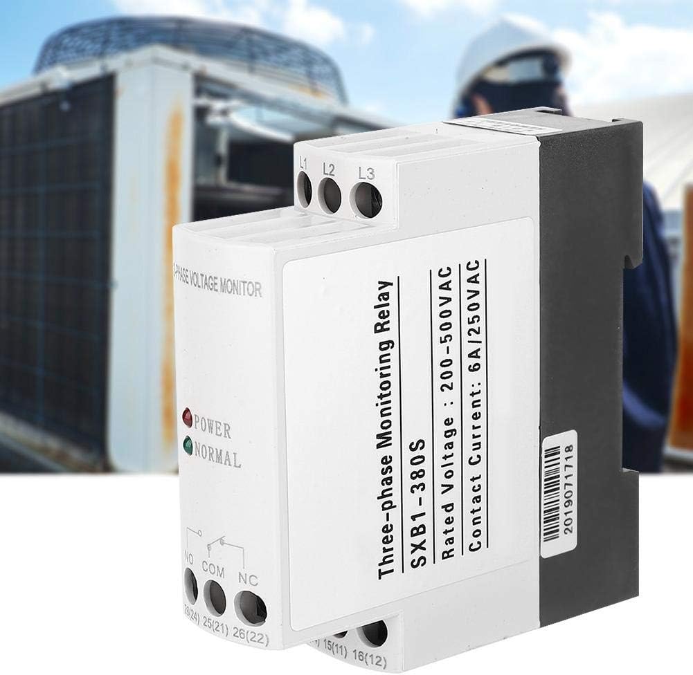 3 Phase Circuit Voltage Monitor Relay, Phase Failure Sequence Protector for Motor Pump