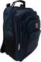 Mochila Grande Executiva Couro Sintético Notebook 15.6' USB Fone Escolar Faculdade Trabalho Resistente 50 L