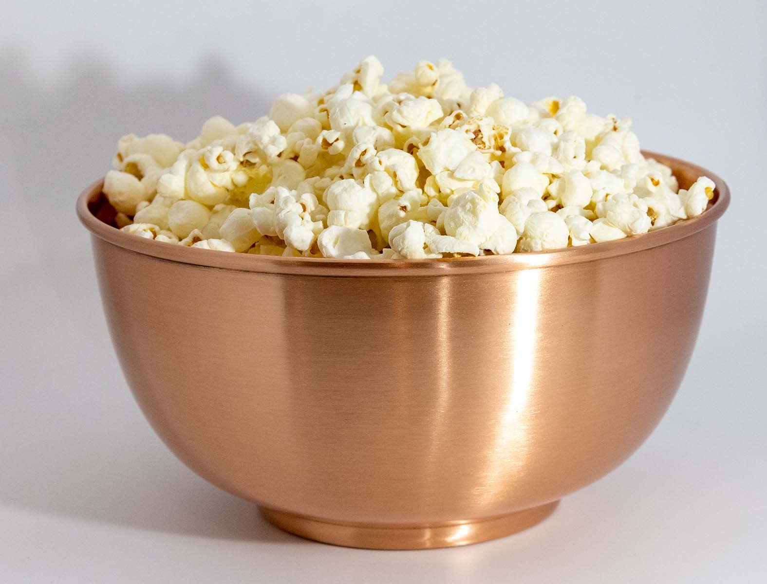 Grande ciotola in rame puro da 20,3 cm – Ciotola a fondo piatto perfetta per cucina, stoviglie e usi decorativi. Confezionato in attraente confezione regalo!