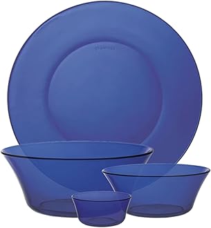 Duralex 14 Piece Dinner Set Saphir