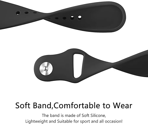 Miniatura 4 de Vanjua Correa compatible con Fitbit Charge 4 bandas para mujeres y hombres, correa de repuesto deportiva impermeable de silicona suave para Fitbit