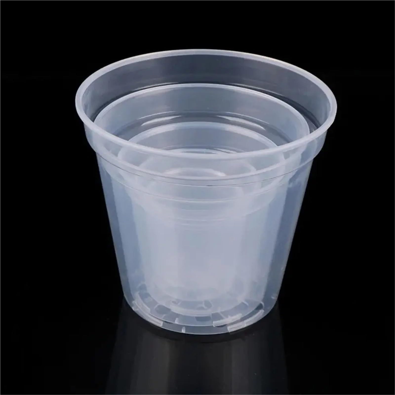 Pot de jardinière DIY en plastique Transparent, 10 pièces Pour Jardin