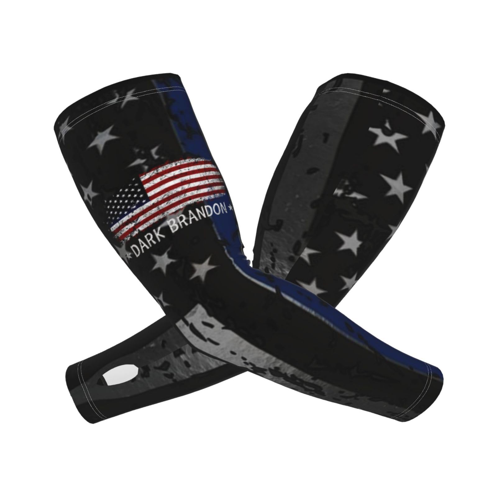 SwpWab Dark Brandon Rises Sun-Defying Elegance Comfortable Cooling Arm Sleeves