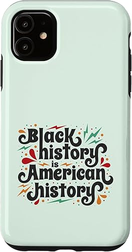 Miniatura 10 de iPhone 12 Pro Max BLACK HISTORY IS AMERICAN HISTORY Month African Pride Meme Case
