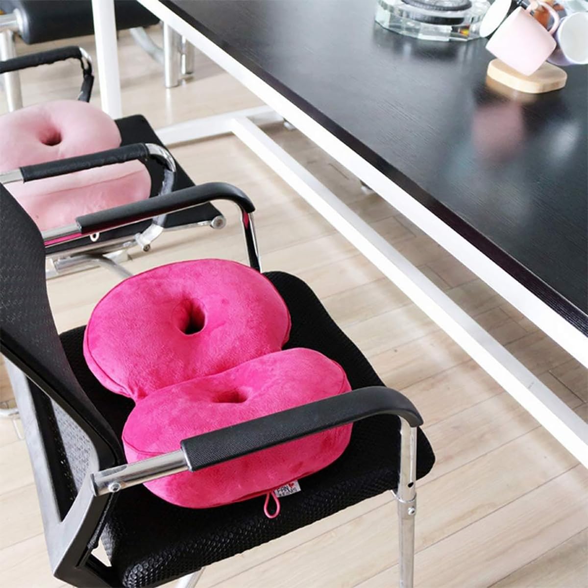 Cojín de doble comodidad para elevar la cadera, multifunción, para aliviar la presión, se adapta al asiento, espalda, dolor de isquiotibiales, sillas de oficina, silla de ruedas, silla de cocina,
