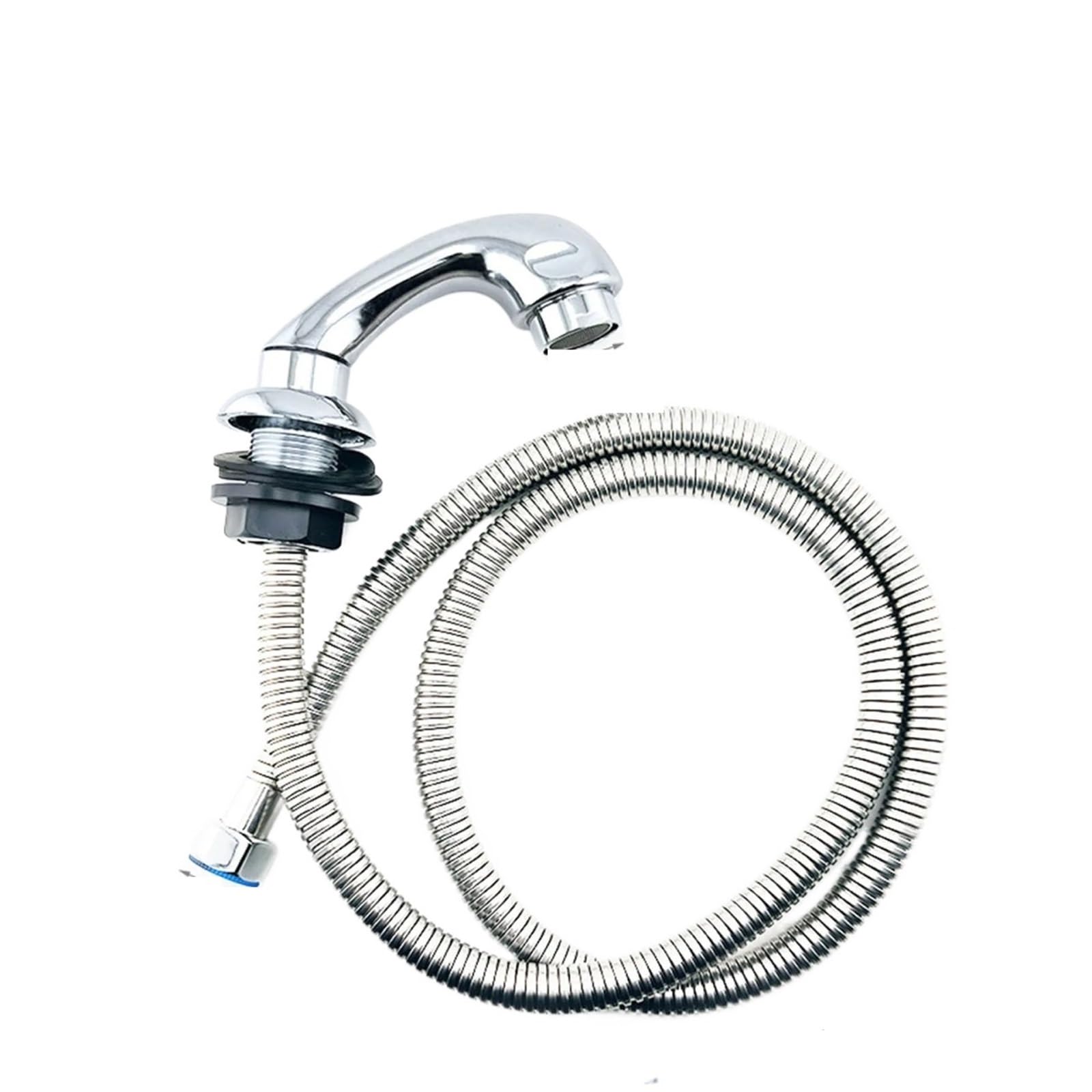 Ekalgretra White Shampoo Basin Faucet Beauty Salon Faucet Sprayer With Hose Universal Accessories Handheld Shampoo Bowl Repalcement For Home Hairdresser Hair(White)
