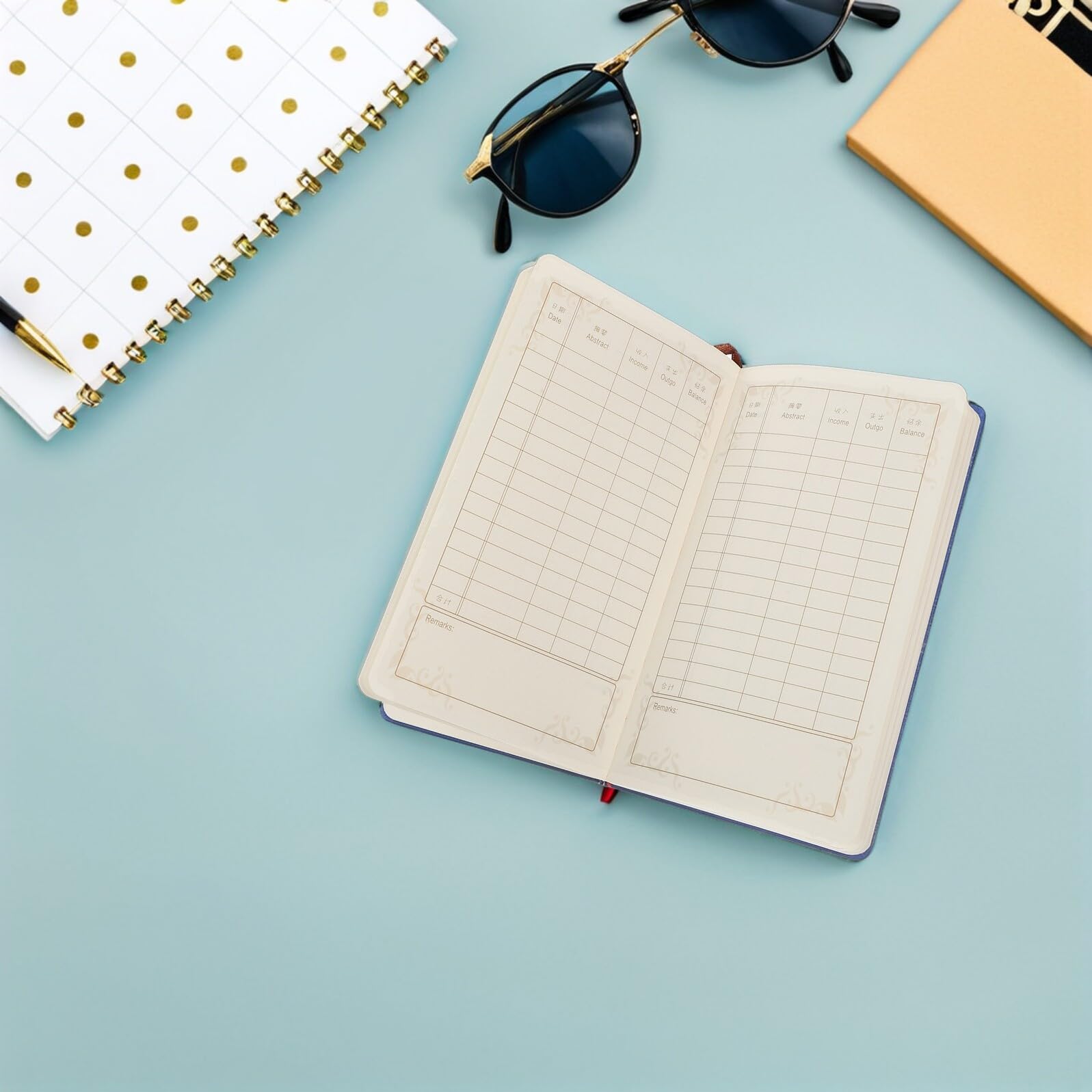 Alipis Quaderno per Pianificazione Budget Finanziario A6 Set da 10 Libri Organizzatore di Bilancio Mensile per Uso Domestico e Piccole Imprese Blocco Note Pratico per Monitoraggio