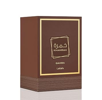 Lattafa Khamrah Qahwa Perfume Warm Spicy Vanilla Cinnamon, Unisex, 3.4 oz