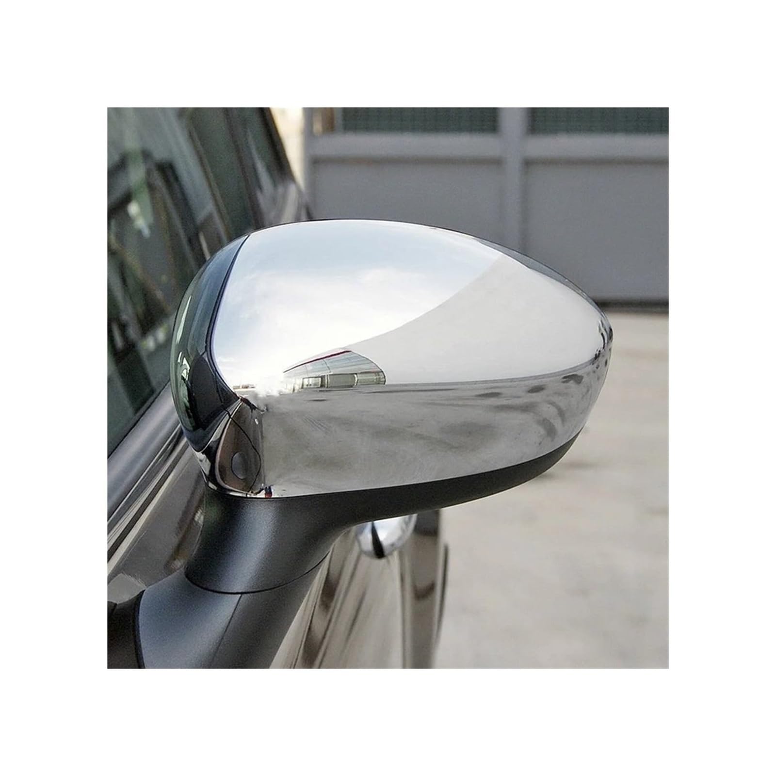 Calotta Retrovisore 2 Pezzi Per Fiat 500 500C Per Grande Per Punto 595 Per Abarth 695 2007-2023 Copri Specchietto Retrovisore Cromato Copri Specchietto(Chrome Left)