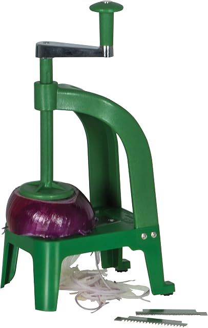 Benriner Horizontal BN-8W Spiral Vegetable Slicer, White, ABS Plastic