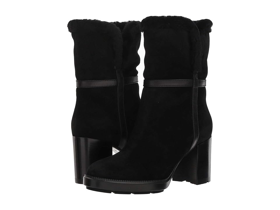 

Aquatalia Isolda (Black Suede/Calf) Women's Shoes