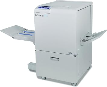 Formax Square iT2 Squareback Booklet Finisher, Color Touchscreen, Automatic/Manual Settings, Programmable Jobs, Resettable Counter, Face Trim, Operator-Assisted Full-Bleed Trimming, 100/240V 50-60Hz