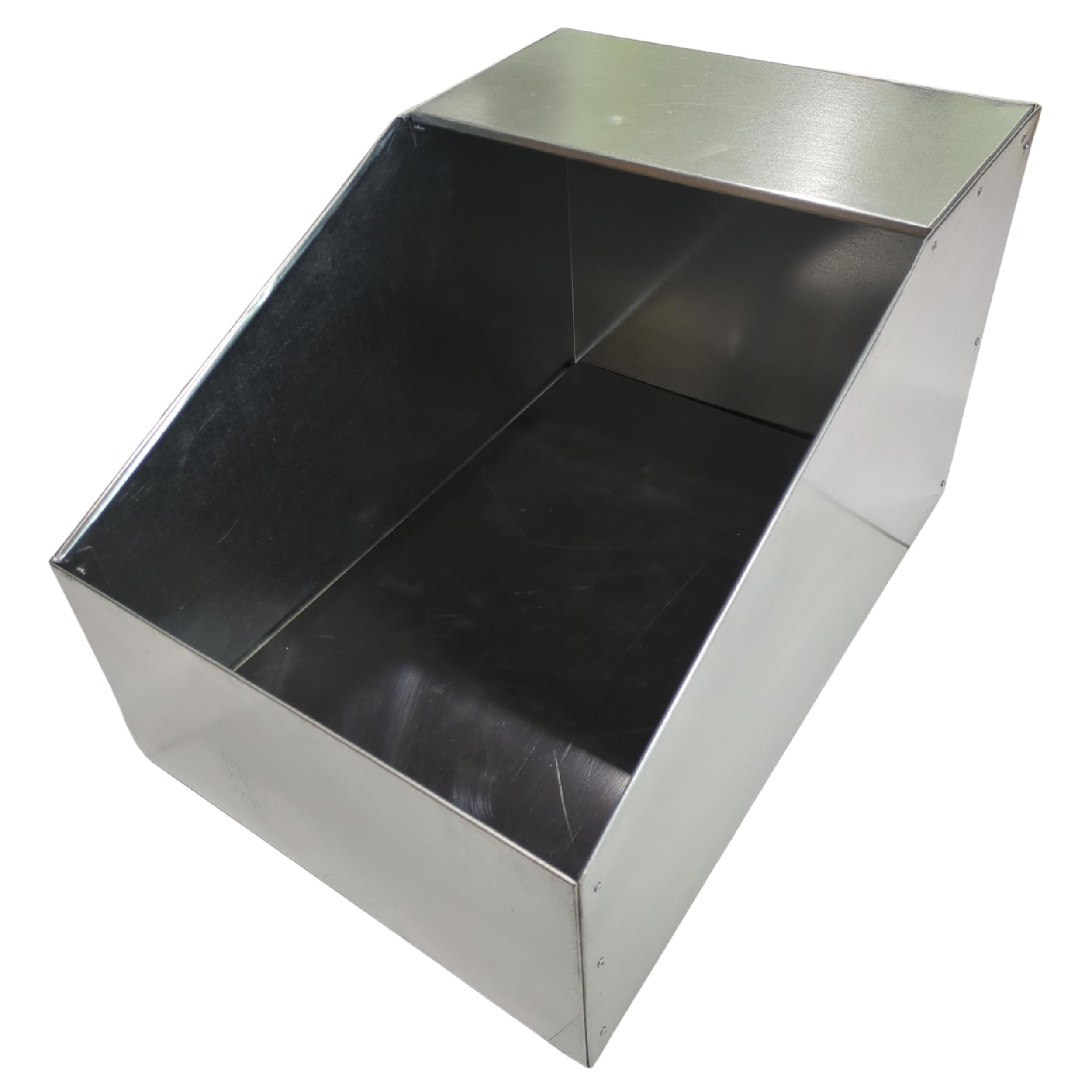 XL Rabbit Nest Box – Galvanized Metal, Removable Floor – Durable, Easy to Clean, Chew-Proof, Nesting Box for Large to Giant Breeds - Rabbit Breeding, Indoor & Outdoor Use, Ideal for Homesteaders