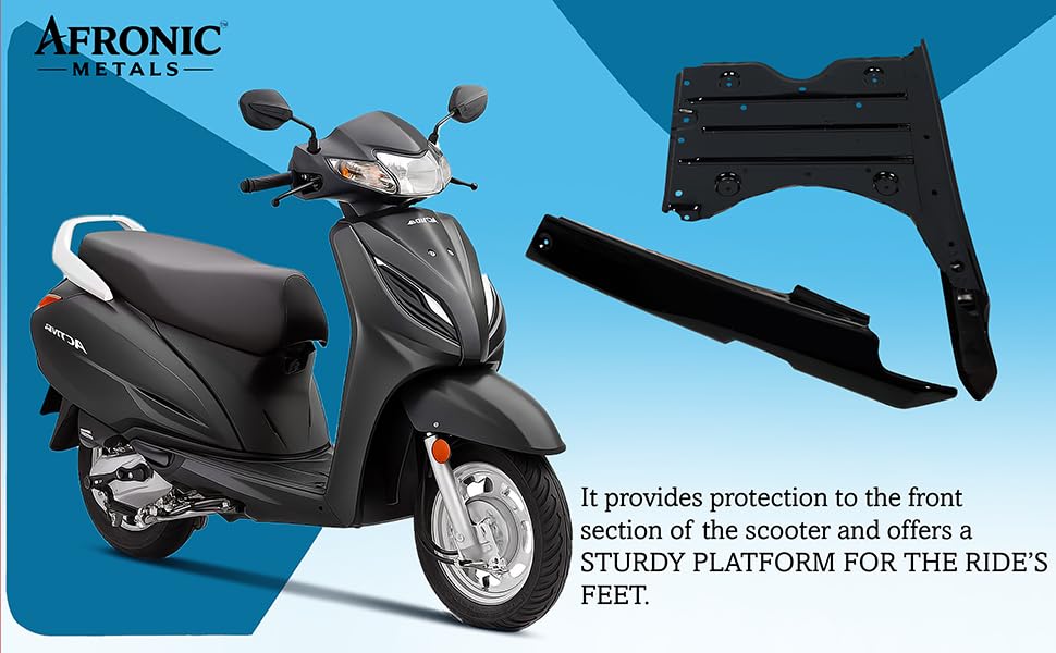 Image of Floor Platform for Honda Activa 1-10,3G,4G,5G | ABS Material | Compatible Scooter Floor Body Panel | Black