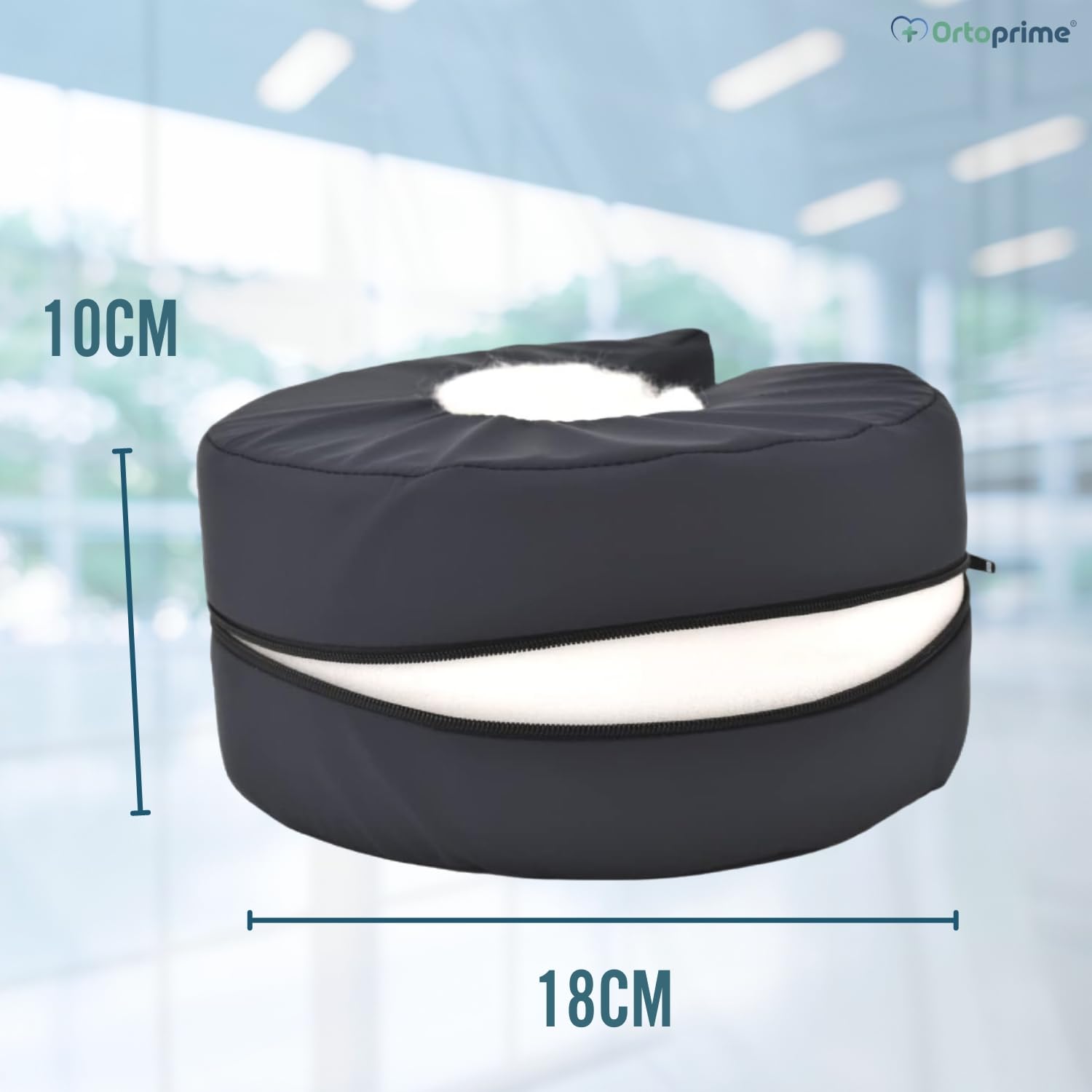 OrtoPrime PACK 2 Taloneras Antiescaras Redondas Impermeables - Protector Talones Antiescaras Ajustable al Usuario - Patucos Antiescaras Ergonómicos - Talonera ortopédica para Codo y Pies