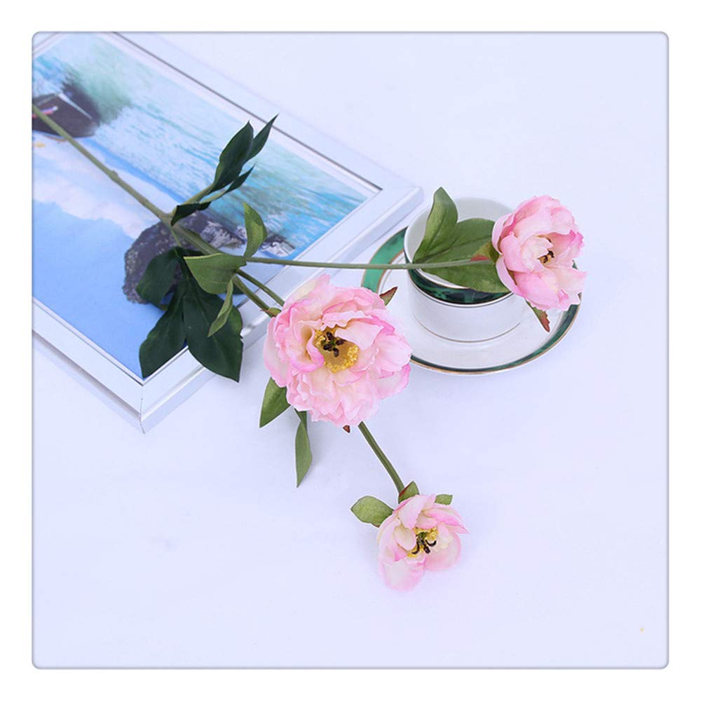 Bouquet di Fiori Artificiali Peonia Bouquet Seta Rosa Casa per Feste Cerimonia di Nozze Decorazione Fiore Regalo di Natale Fiore Forniture da Parete 67cm