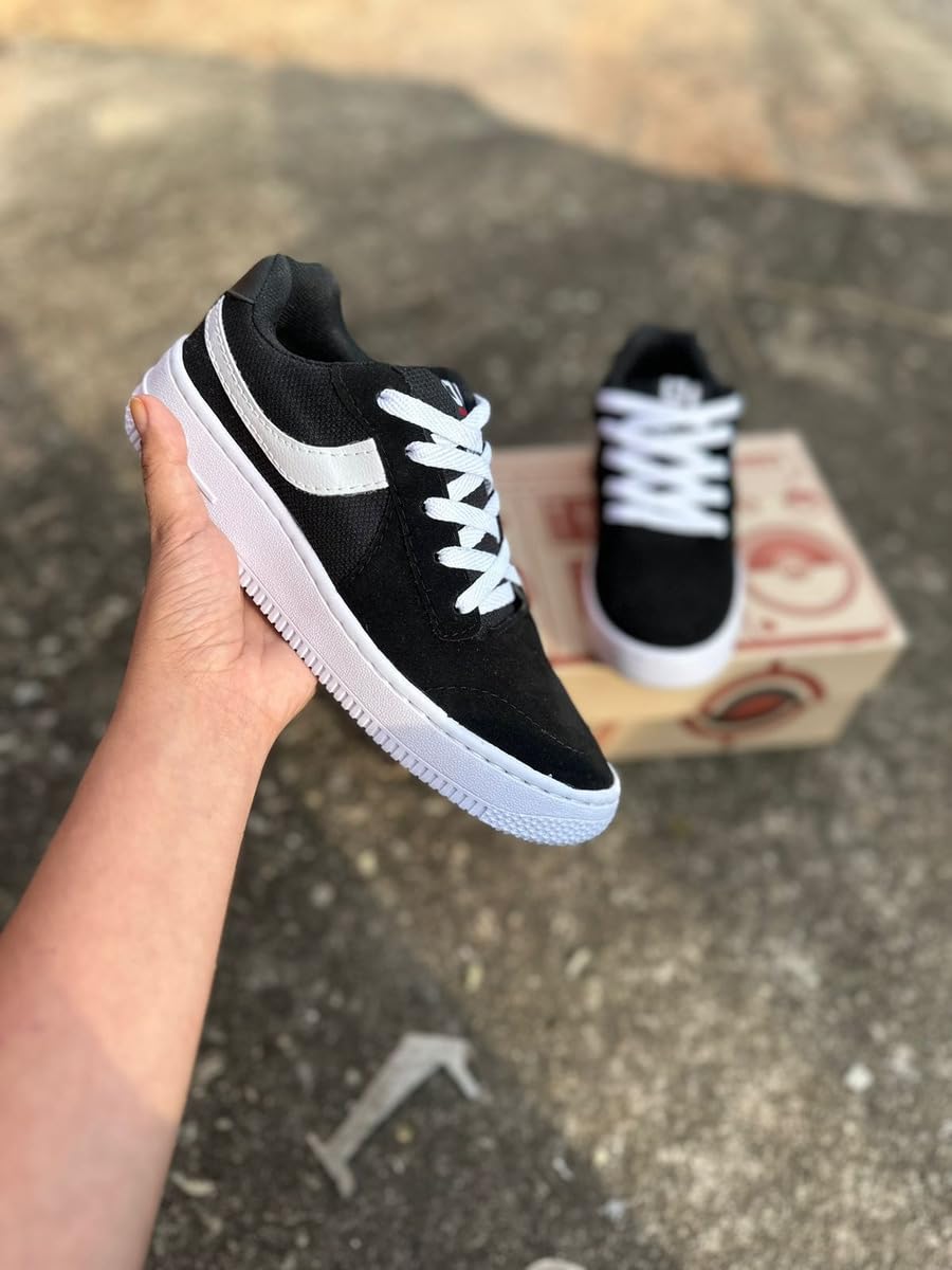 Tênis Preto Skate Skatista Masculino Feminino Unissex Camurça Leve Confortável Sola Colada Costurada em promoção! Veja a oferta e mais achadinhos de Tênis 3 Hoje é o melhor dia para comprar Tênis Preto Skate Skatista Masculino Feminino Unissex Camurça Leve Confortável Sola Colada Costurada com aquele preço maroto! Promoção! Aproveite a oferta! 3