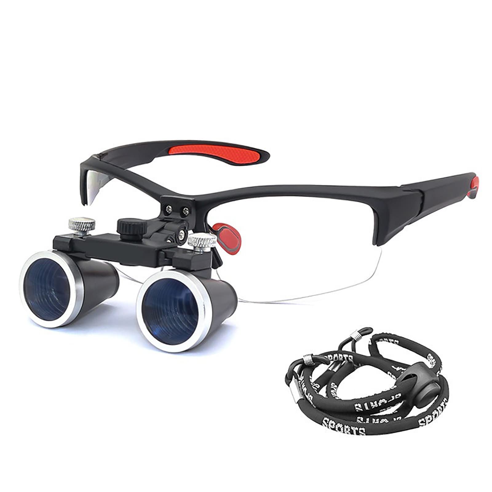 asdchZen Dental Loupes 3.5,Dental Surgical Binocular Loupes,Head-Mounted Dental Laboratory Magnifying Glasses,Surgery Surgical Magnifier For Dentist Hobbies Reading Jewelry