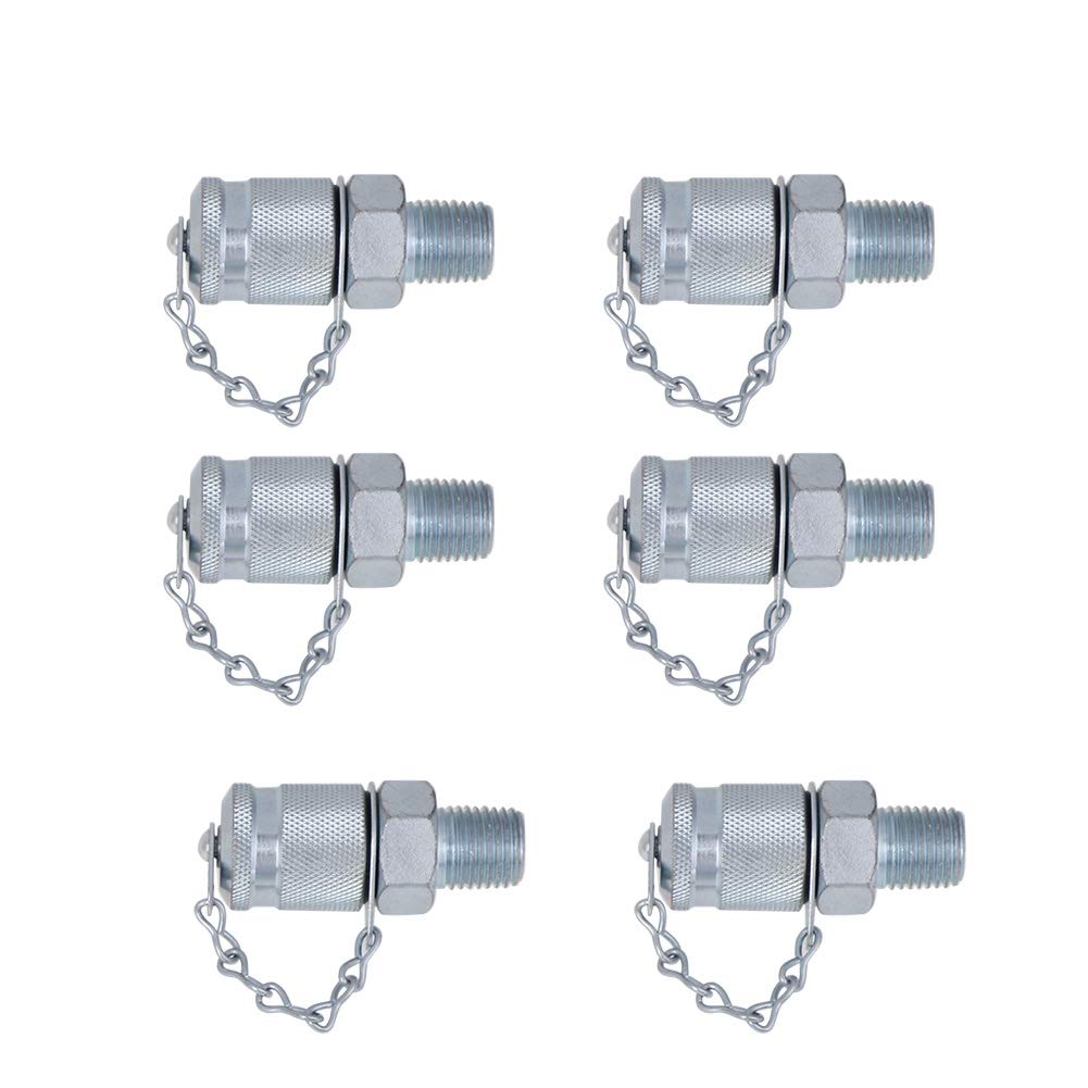 Kit di prova della pressione del sistema idraulico dell'escavatore con tubo flessibile per impieghi gravosi e manometro industriale per manutenzione, kit di prova della pressione idraulica, risoluzi