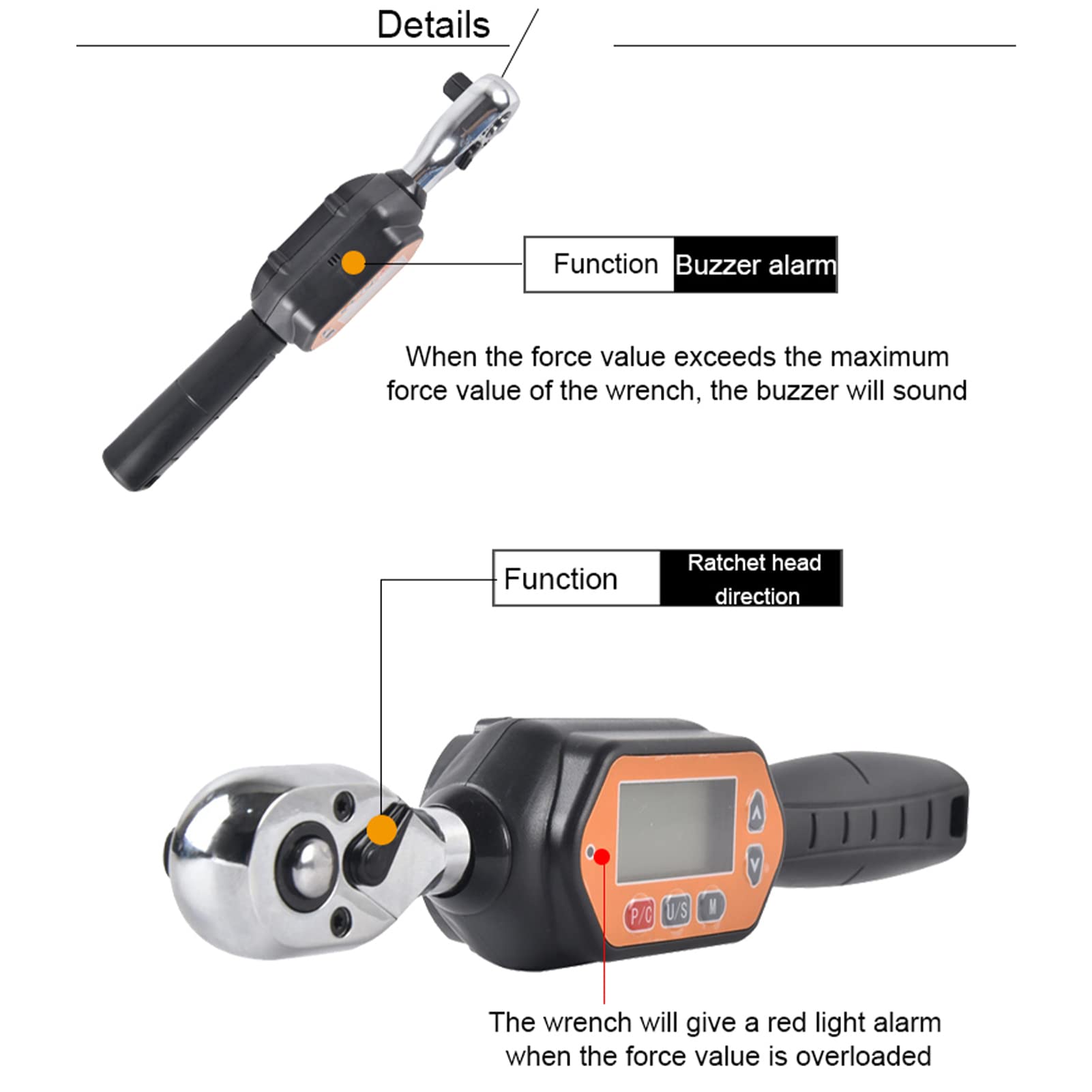 Fdit Clé Dynamométrique Numérique Préréglée à Entraînement 1