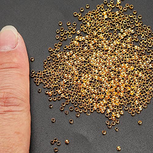 Gek Winkelen 500 Stks Knijpkralen, Duurzame Ronde Spacer Kralen Sieraden Maken Stopkralen Voor Ketting Armband DIY… - Image 4