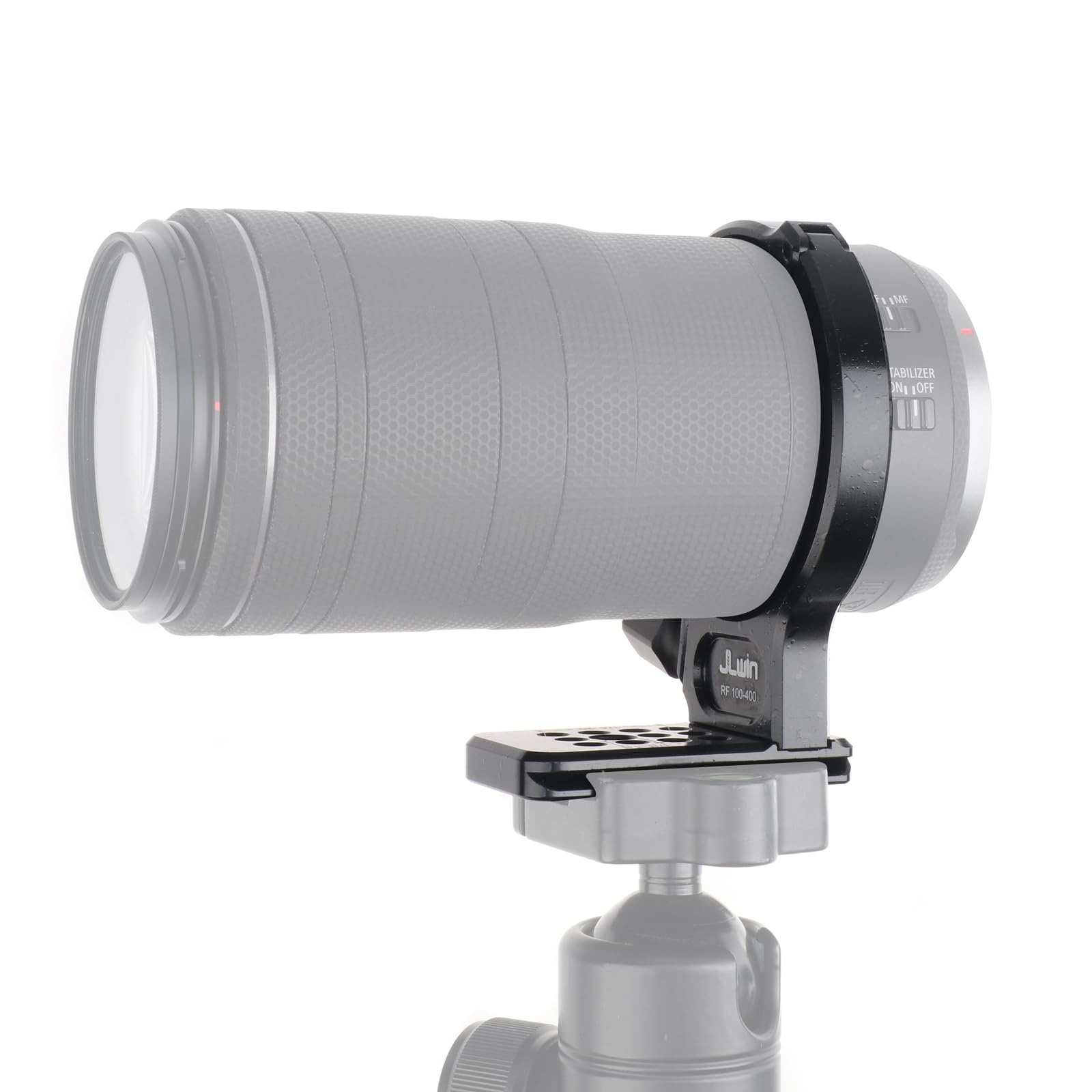 FOTGA Metall Stativ-Halterungsring Objektiv Stativring 75mm für Canon RF 100-400mm F/5.6-8 is USM Objektiv, integrierte Arca Swiss Stativ Schnellwechselplatte mit 1/4" & 3/8" Schraube
