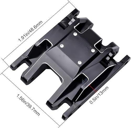 Miniatura 5 de CrazyHobby Soporte de transmisión de placa deslizante de aluminio para Traxxas TRX4M 118 RC Crawler