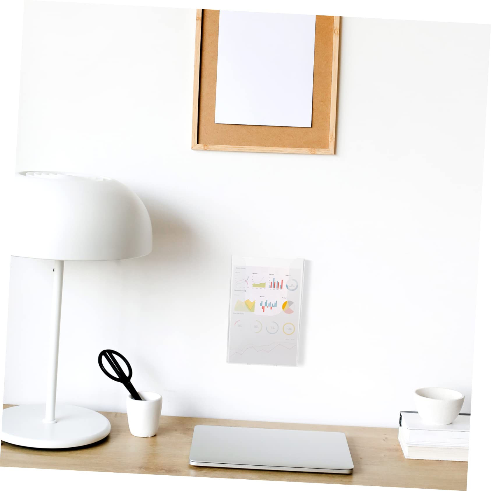 Tofficu 3pezzi Porta Documenti Trasparente Da Muro Organizer Per Cataloghi e Riviste Rack Per File Design Semplice e Funzionale Per Uffici e Studi Professionali