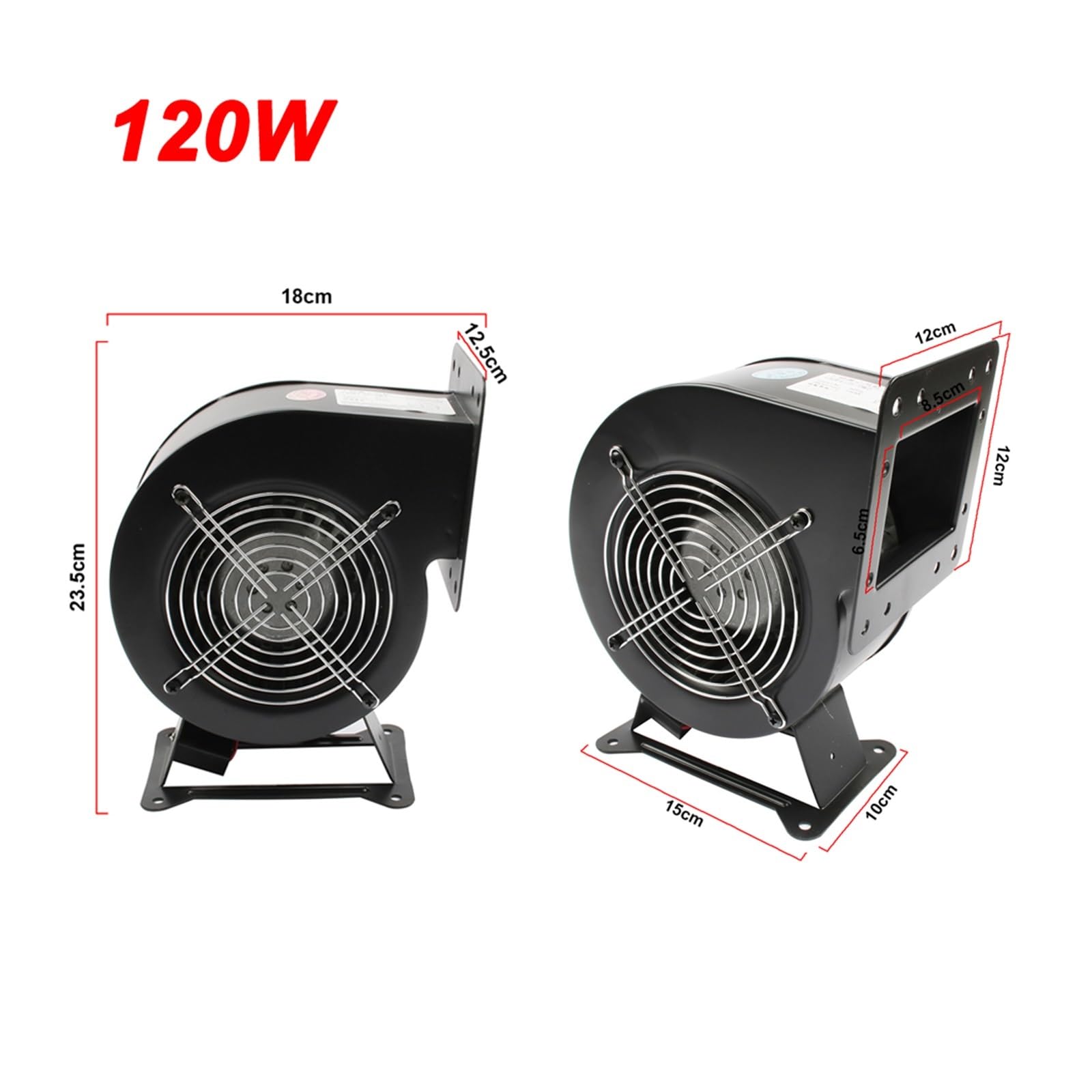 Ventilatore centrifugo 130FLJ5 120W 150FLJ17 140W Nuovo piccolo ventilatore elettrico di scarico della polvere Modello gonfiabile Ventilatore centrifugo Ventilatore ad aria Sposta rapidamente grandi v