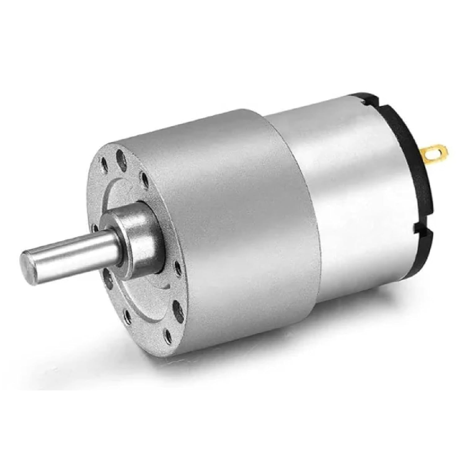 JGB37-520 DC Gearmotor with Hall Encoder, 12V 24V High Torque All Metal Gear Box, Reversible CW CCW Speed Adjustable, D-Shaped Shaft, Pure Copper Coil (66RPM 12V Bracket)