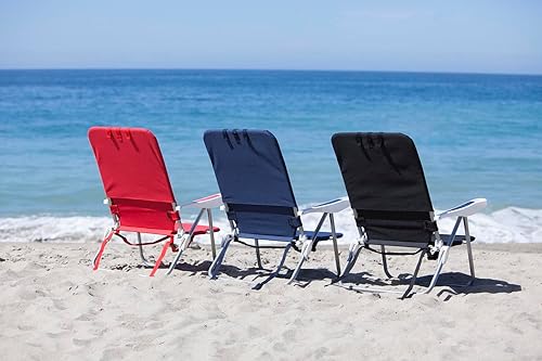 Miniatura 6 de NCAA Florida Gators Monaco - Silla de playa plegable, color azul marino