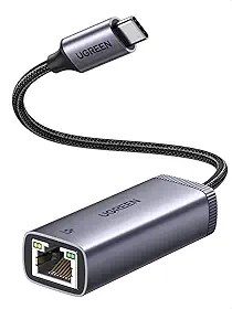 UGREEN Adaptador USB C para Ethernet para 10 100 1000 Mbps Gigabit LAN Adaptador de rede RJ45 compatível com Nintendo Switch, laptop, PC, MacBook Surface XPS e mais