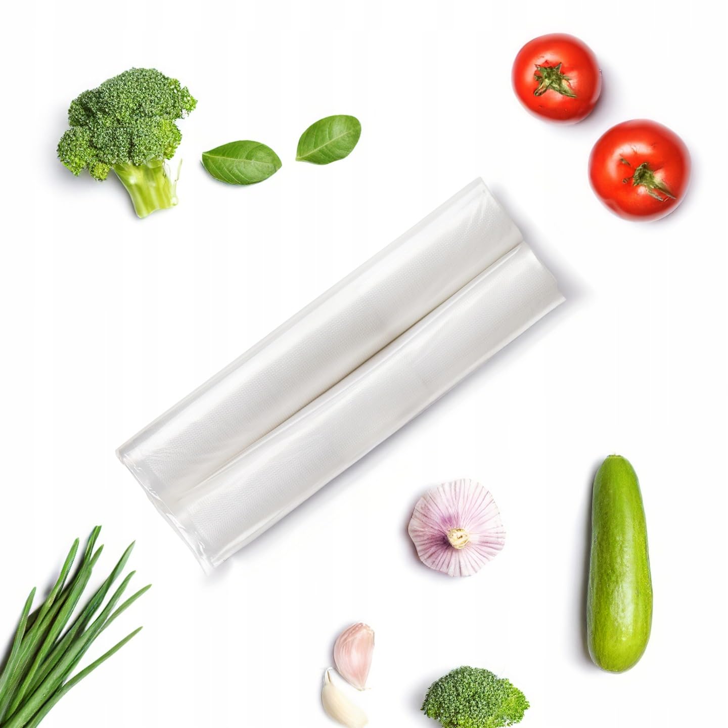 Rouleaux Sous Vide, 30 Sacs 28 x 300 cm, Sans BPA, Résistants et Compatibles avec Tous Appareils, Idéal pour Aliments, Cuisson Sous Vide & Conservation