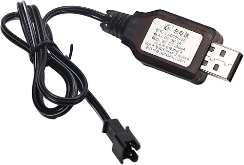 Miniatura 13 de Fielect Cable cargador USB de 6V 250mA con conector SM-2P enchufe para coche RC Ni-MH Ni-CD batería 1pcs,2 pzas