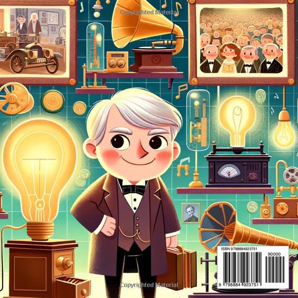 Thomas Edison: Illustrated Biography for Children: The Inventor Who Lit Up Our World (Illustrated Biographies for Children) - Image 2