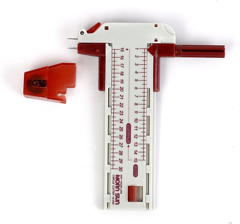 Circle Cutter-Dimensions 12 mm to 300 mm -for Accurate and Precision Cutting-for Photo Cutting- Paper Arts and Craft, Leather, Vinyl, Rubber etc